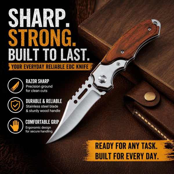 2-in-1 Folding Adventure Knife